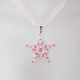 Star - Virgo-Salmon Organza - 1